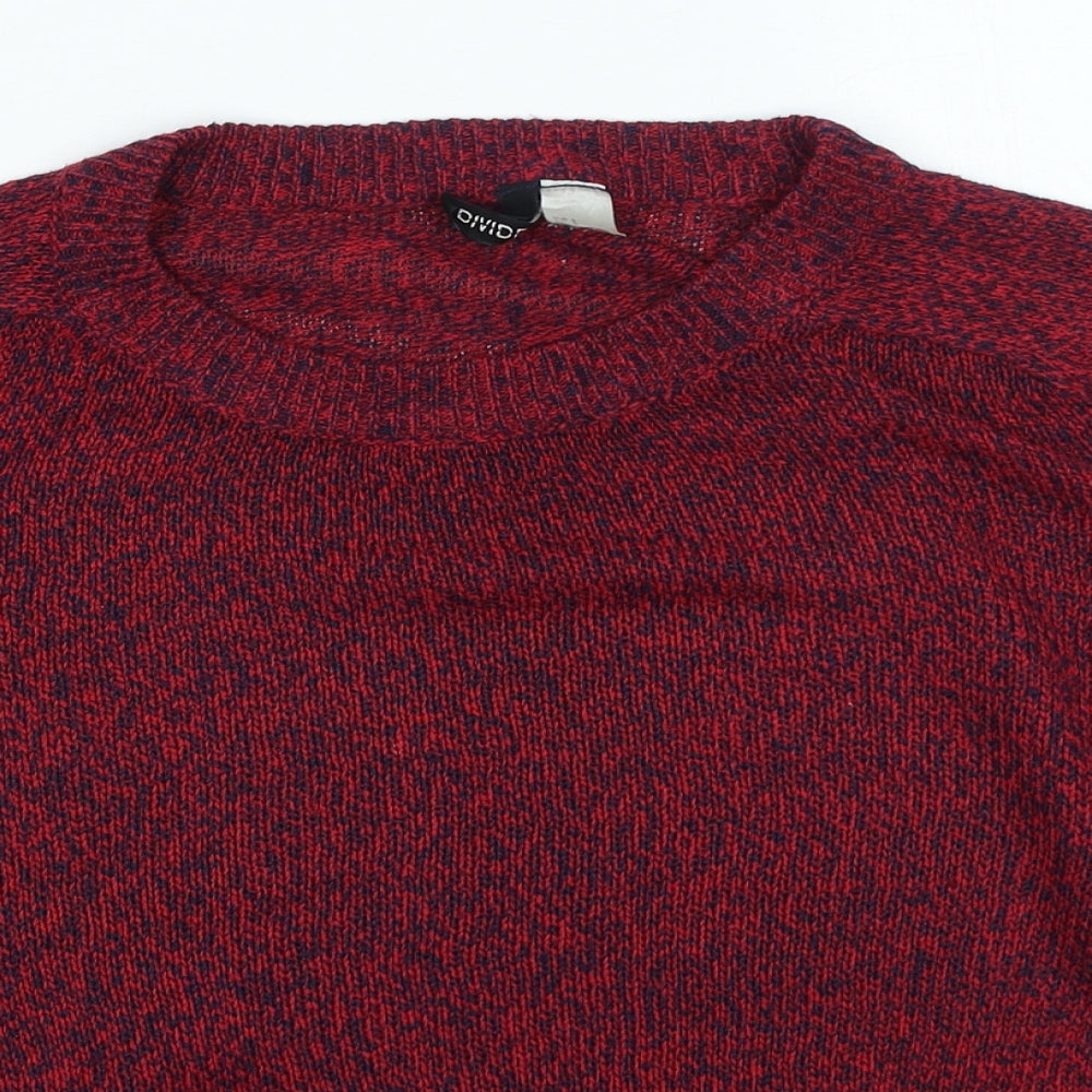 Womens UK Size S H&M Red Pullover Jumper