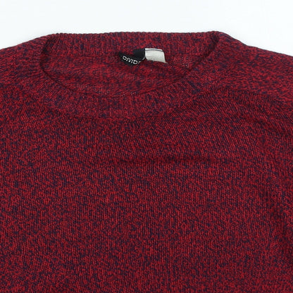 Womens UK Size S H&M Red Pullover Jumper