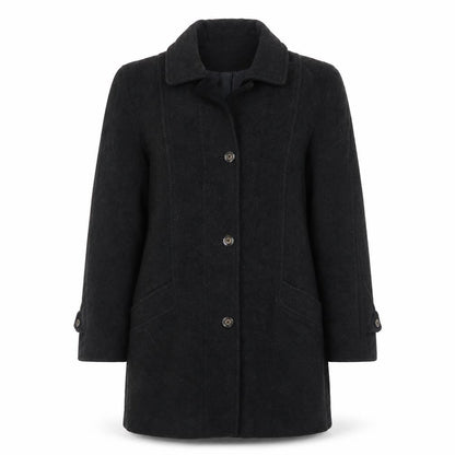 Womens UK Size 10 Preworn Grey Pea Coat