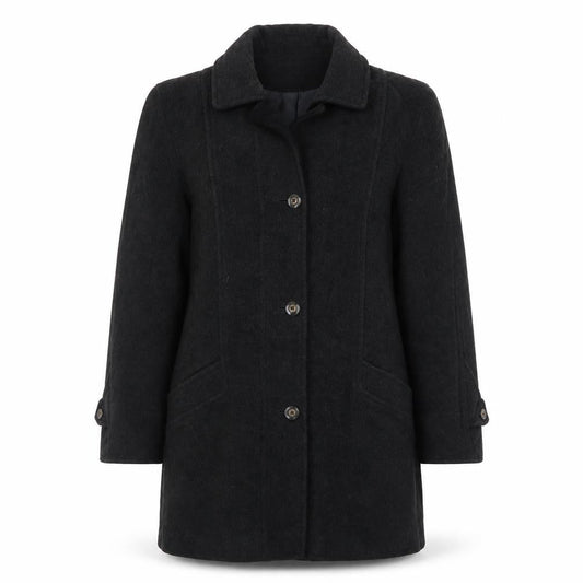 Womens UK Size 10 Preworn Grey Pea Coat