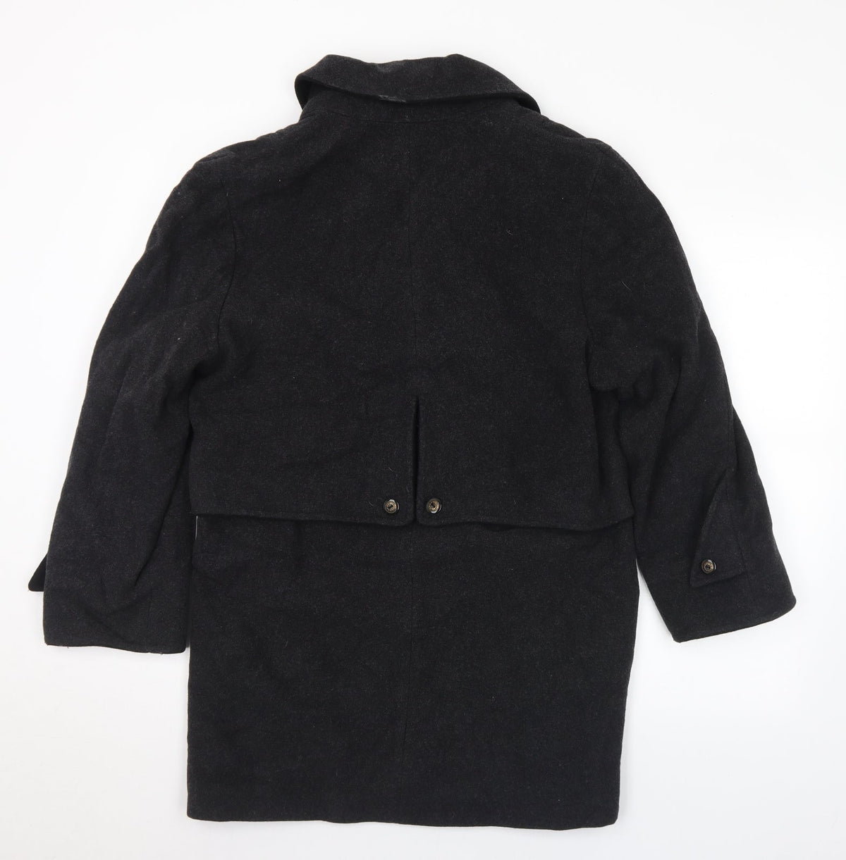 Womens UK Size 10 Preworn Grey Pea Coat