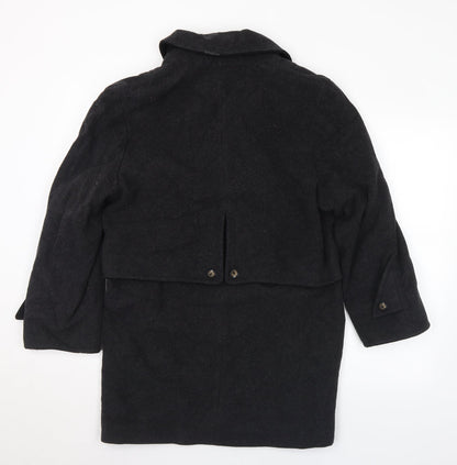 Womens UK Size 10 Preworn Grey Pea Coat