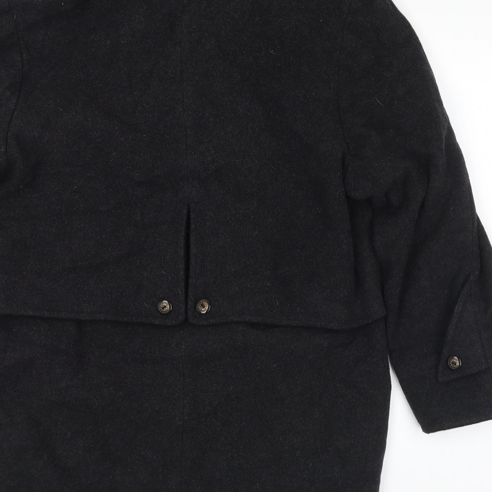 Womens UK Size 10 Preworn Grey Pea Coat