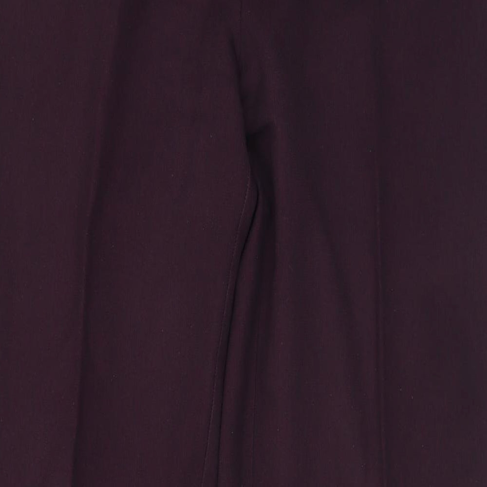 Womens UK Size 16 EWM Regular Fit  Purple Trousers