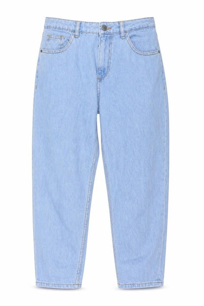 Womens UK Size 30 in Noisy may Regular Fit Cropped Blue Jeans