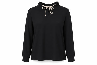 Womens UK Size M Zara Black Basic Blouse