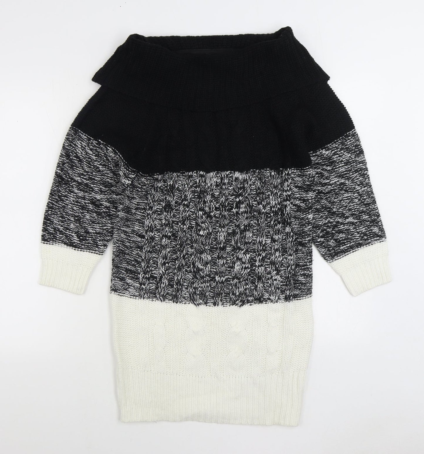 Womens UK Size S Preworn Grey Pullover Jumper