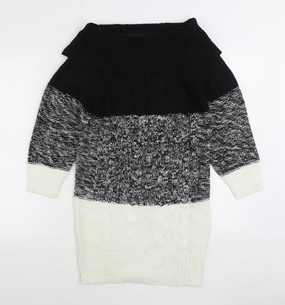 Womens UK Size S Preworn Grey Pullover Jumper