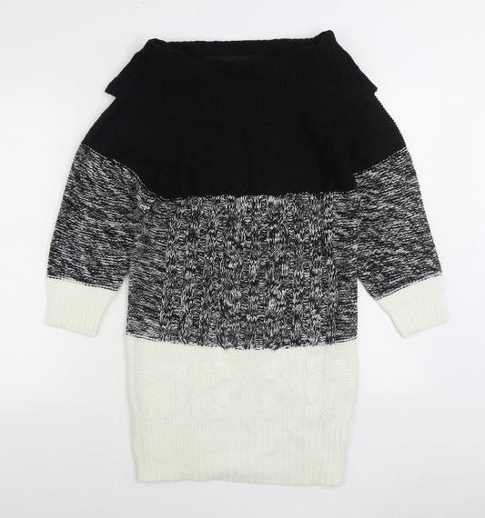 Womens UK Size S Preworn Grey Pullover Jumper