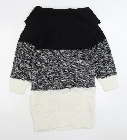 Womens UK Size S Preworn Grey Pullover Jumper