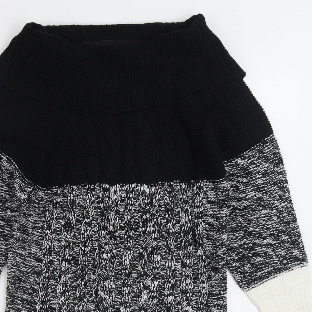 Womens UK Size S Preworn Grey Pullover Jumper