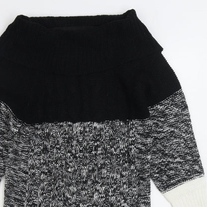Womens UK Size S Preworn Grey Pullover Jumper