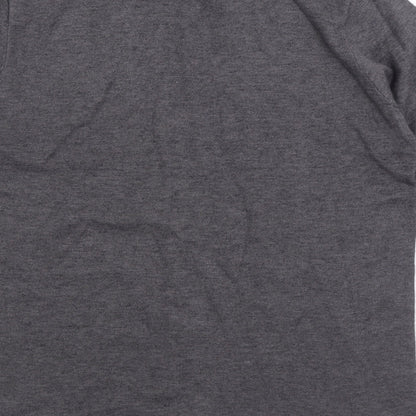 Primark Womens Grey High Neck Acrylic Pullover Jumper Size 14