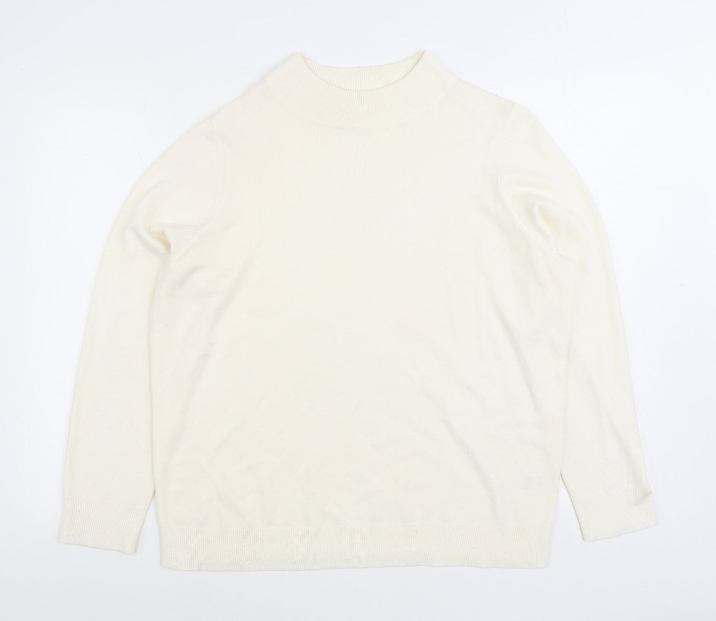Womens UK Size 20 Marks and Spencer Ivory Pullover Jumper