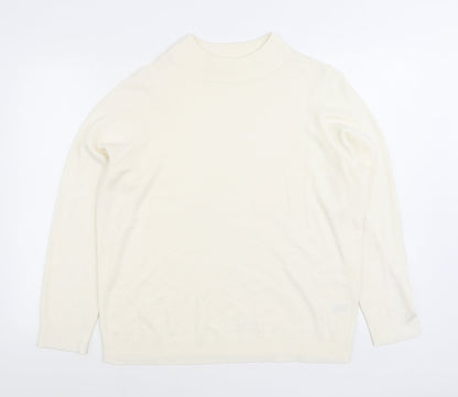 Womens UK Size 20 Marks and Spencer Ivory Pullover Jumper