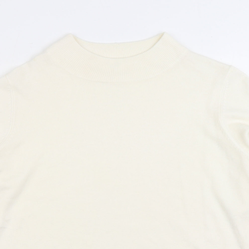 Womens UK Size 20 Marks and Spencer Ivory Pullover Jumper
