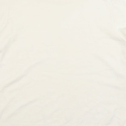 Womens UK Size 20 Marks and Spencer Ivory Pullover Jumper
