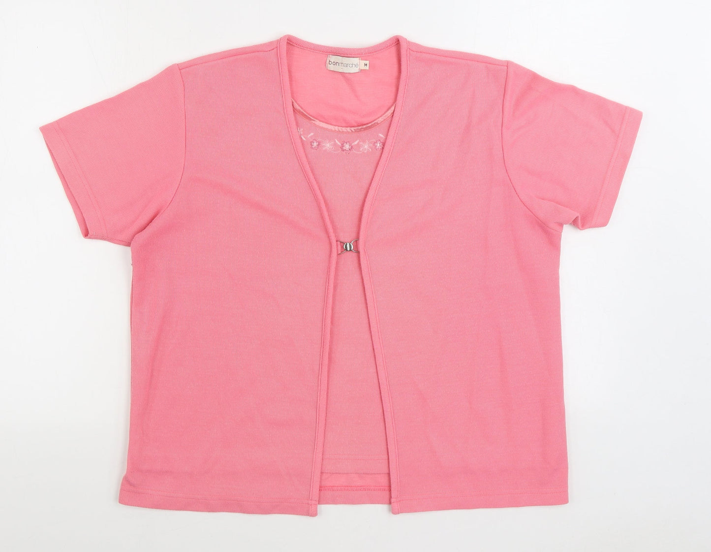 Womens UK Size M Bonmarché Pink Pullover Jumper