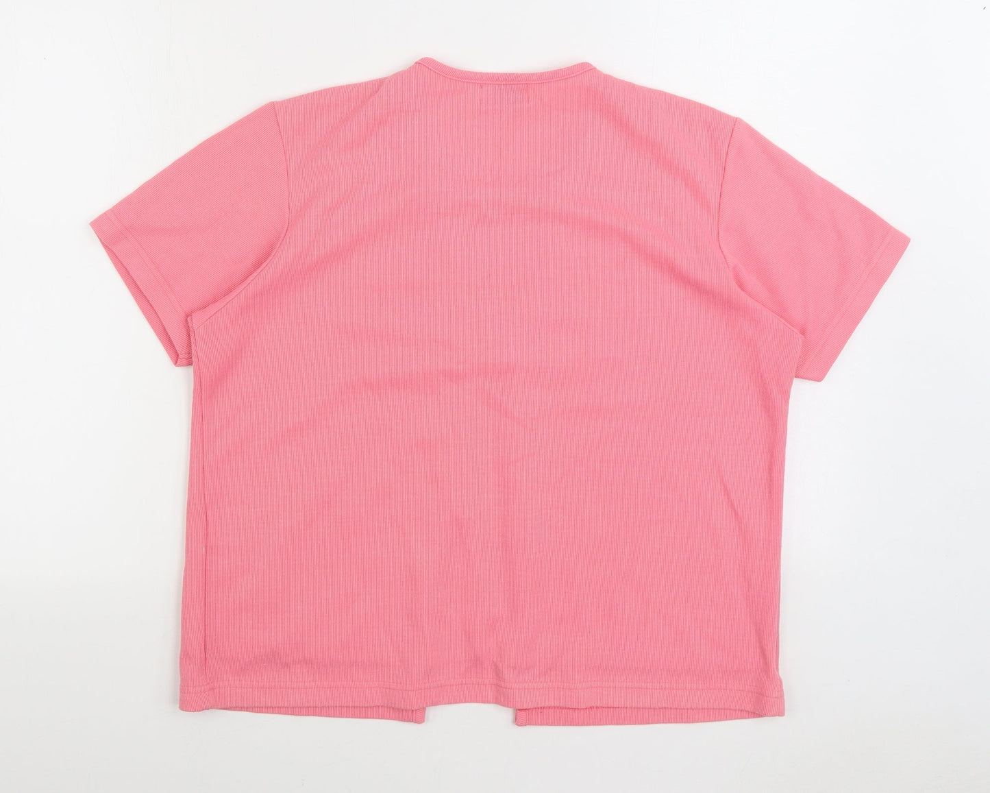 Womens UK Size M Bonmarché Pink Pullover Jumper