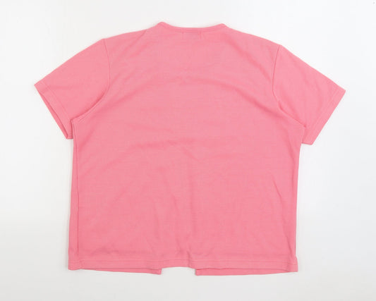 Womens UK Size M Bonmarché Pink Pullover Jumper