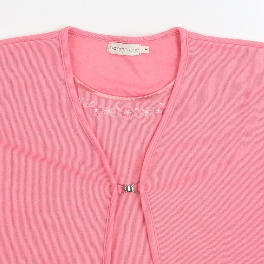Womens UK Size M Bonmarché Pink Pullover Jumper