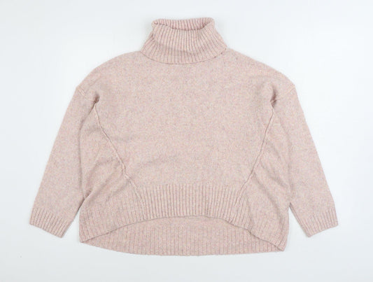 Womens UK Size M New Look Pink Pullover Jumper