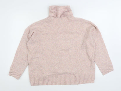 Womens UK Size M New Look Pink Pullover Jumper