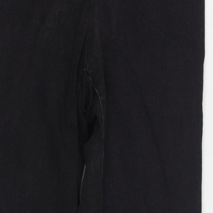 Denim & Co. Womens Black Cotton Skinny Jeans Size 10 L29 in Regular Zip