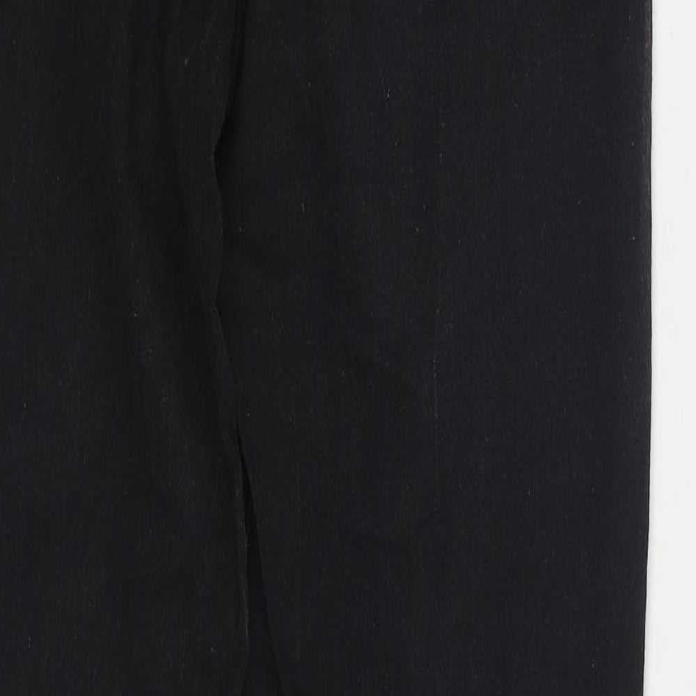 Denim & Co. Womens Black Cotton Skinny Jeans Size 10 L29 in Regular Zip