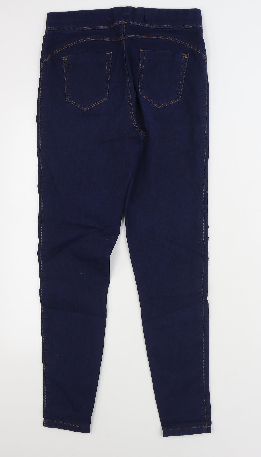 Denim & Co. Womens Blue Cotton Jegging Jeans Size 10 L30 in Regular