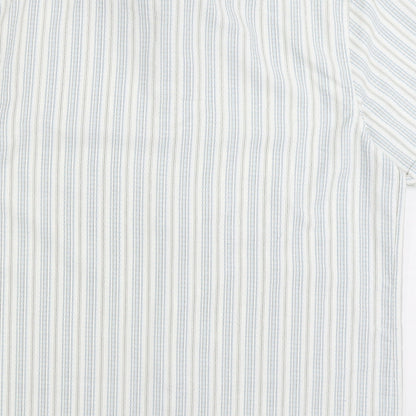Mens UK Size L BHS Multicoloured  Button-Up Short Sleeve Casual Shirt