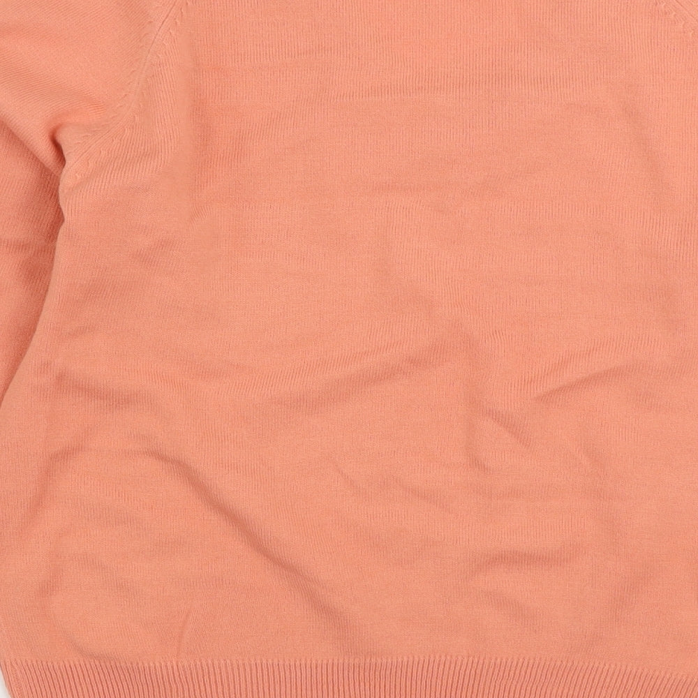 Womens UK Size 10 Warehouse Pink Pullover Jumper