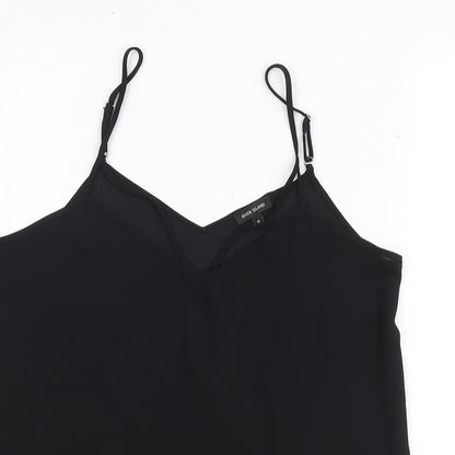Womens UK Size 8 River Island Black Basic Blouse