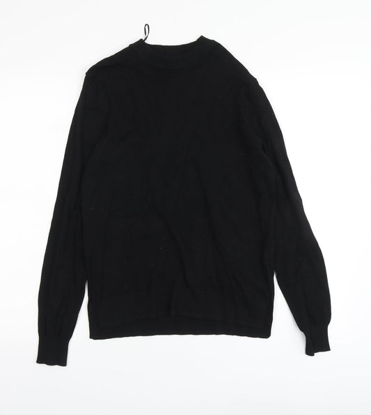 Womens UK Size XS H&M Black Pullover Jumper