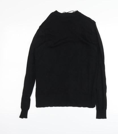Womens UK Size XS H&M Black Pullover Jumper