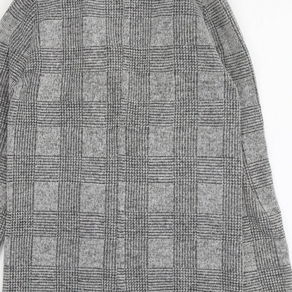 Womens UK Size 10 Topshop Grey Cardigan Jumper