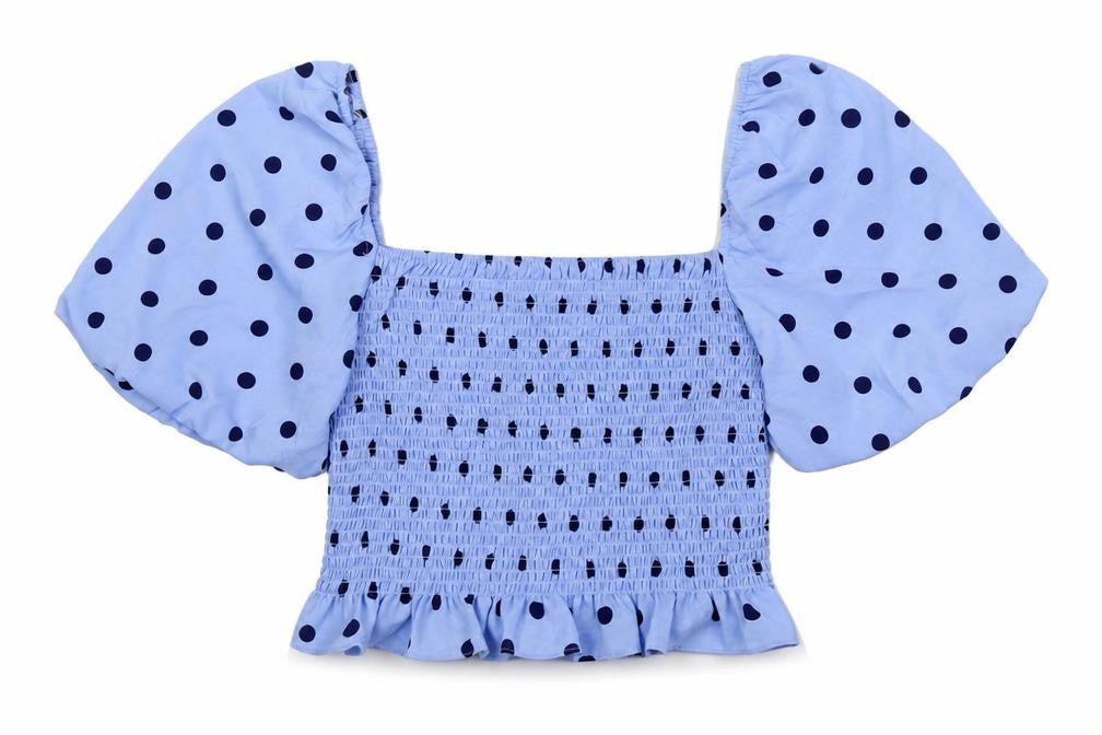 Womens UK Size L Brave Soul Blue Basic Blouse