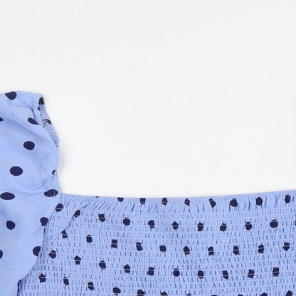 Womens UK Size L Brave Soul Blue Basic Blouse