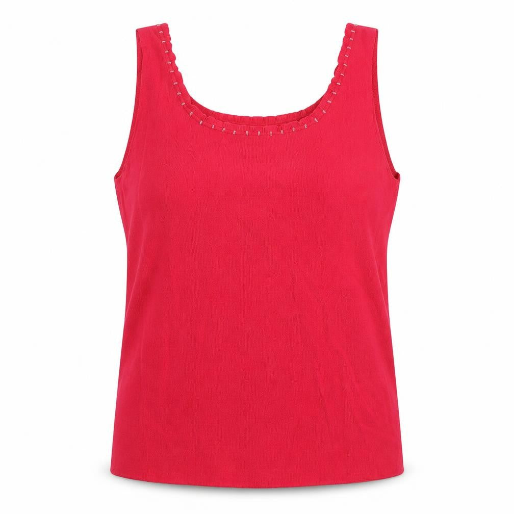 Womens UK Size 16 Wallis Pink Basic Tank