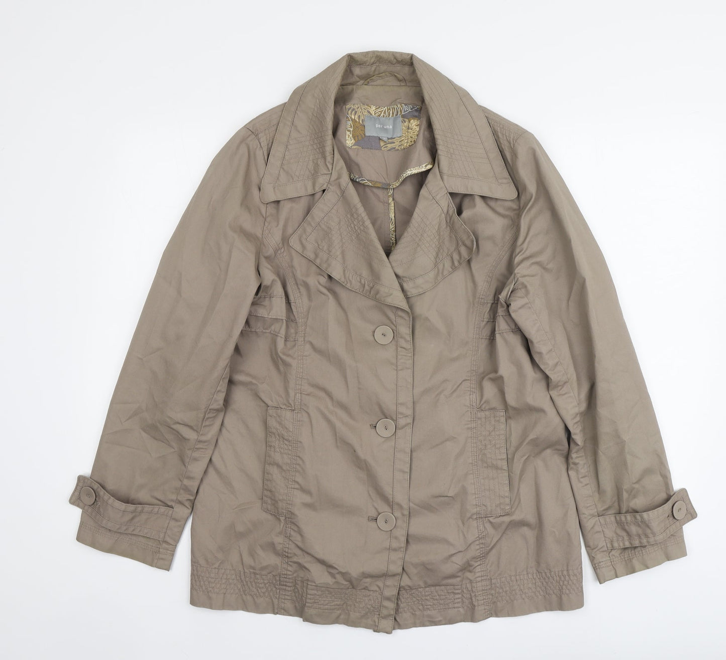 Womens UK Size 14 Per Una Brown Jacket