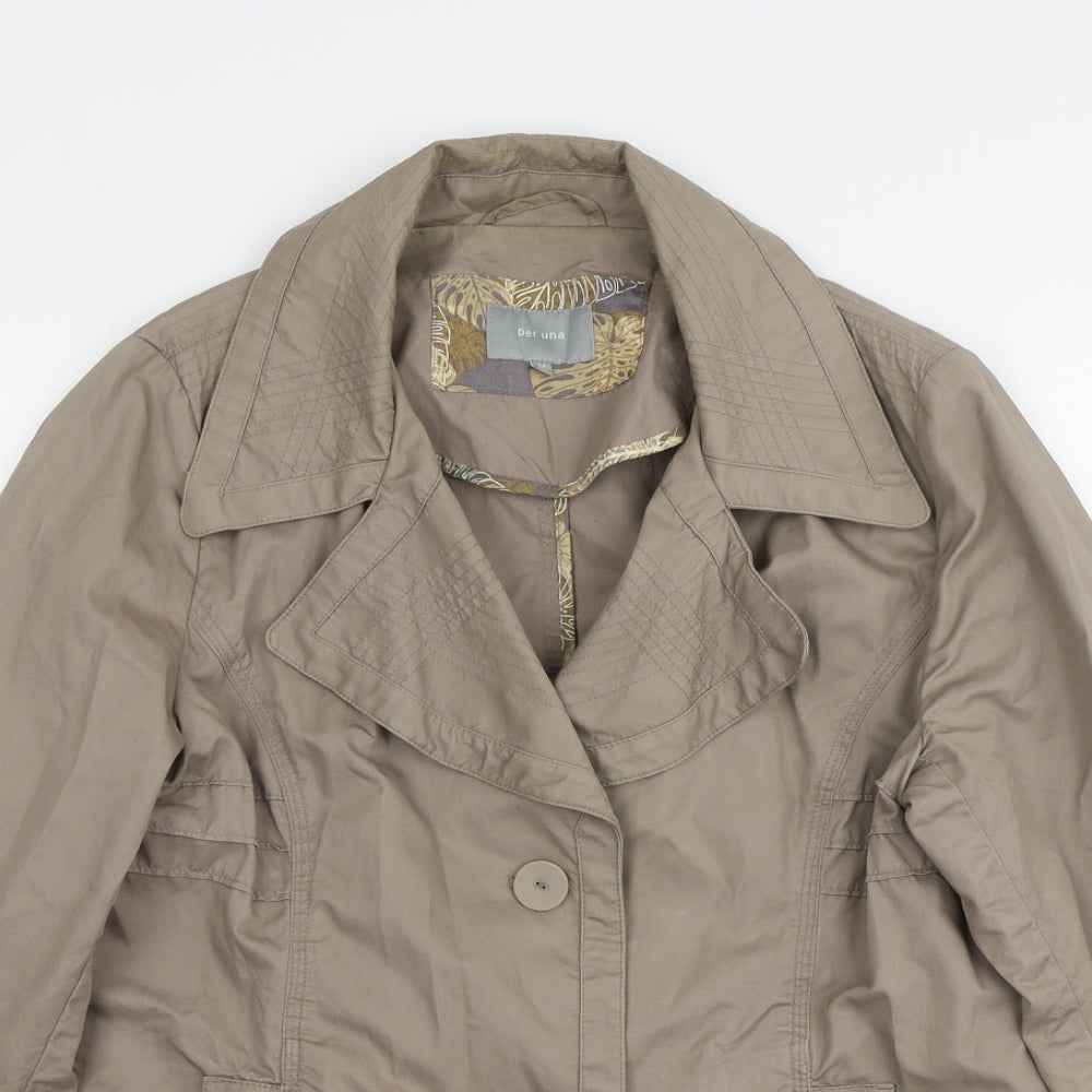 Womens UK Size 14 Per Una Brown Jacket