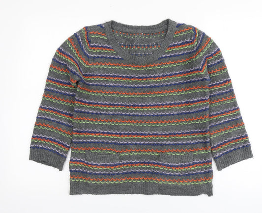Womens UK Size 10 Per Una Multicoloured Pullover Jumper