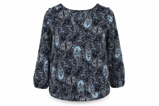 Womens UK Size M Dunnes Stores Blue Basic Blouse
