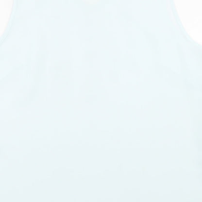 Womens UK Size 18 ELVI Blue Basic Tank