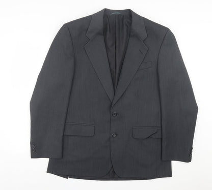 Mens UK Size 40 Burton Regular Grey Suit Jacket