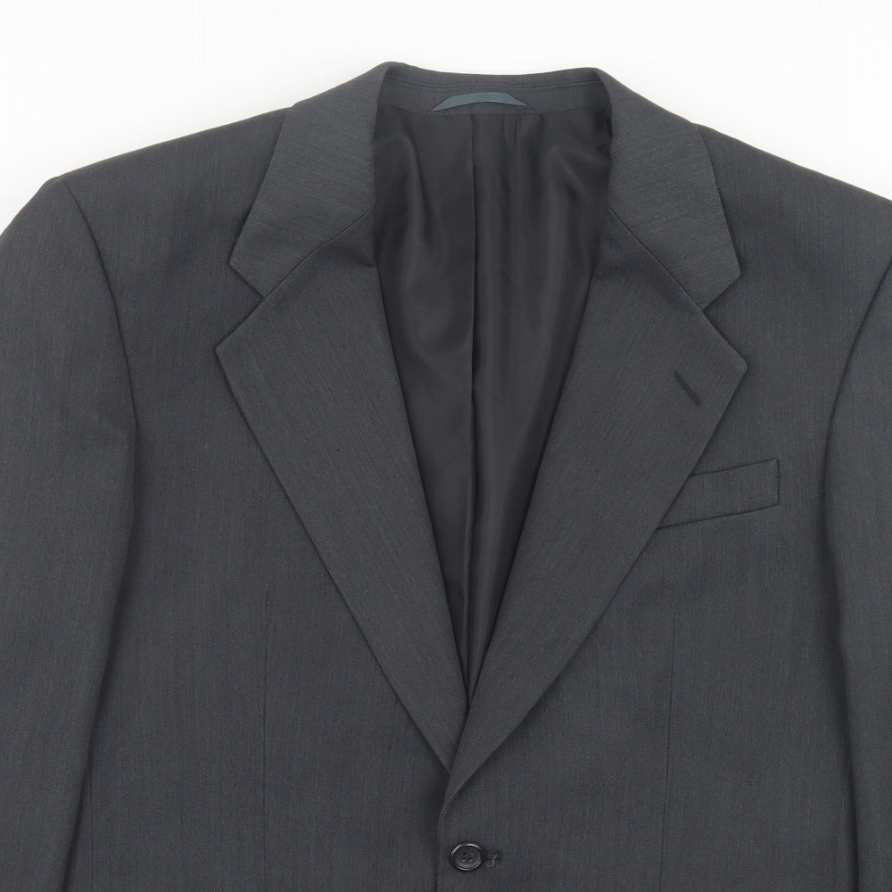Mens UK Size 40 Burton Regular Grey Suit Jacket