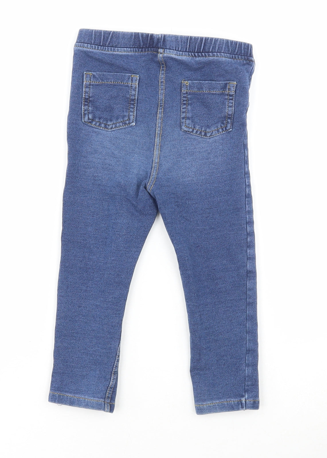 George Baby Blue Cotton Jeans Size 18-24 Months