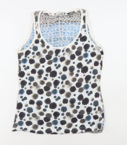 Womens UK Size S Sandwich Multicoloured Basic Tank