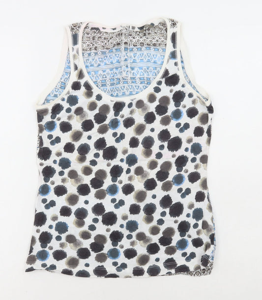 Womens UK Size S Sandwich Multicoloured Basic Tank