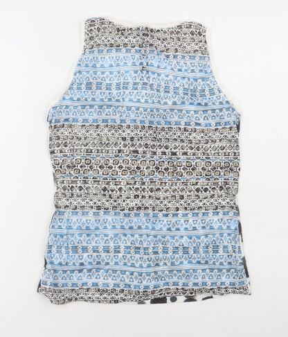 Womens UK Size S Sandwich Multicoloured Basic Tank